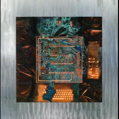 Detail: panel with circuit board